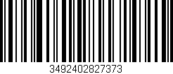 Código de barras (EAN, GTIN, SKU, ISBN): '3492402827373'