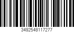 Código de barras (EAN, GTIN, SKU, ISBN): '3492548117277'