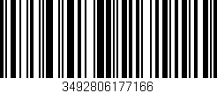 Código de barras (EAN, GTIN, SKU, ISBN): '3492806177166'