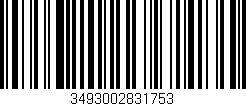 Código de barras (EAN, GTIN, SKU, ISBN): '3493002831753'