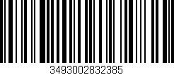 Código de barras (EAN, GTIN, SKU, ISBN): '3493002832385'