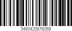 Código de barras (EAN, GTIN, SKU, ISBN): '3493420978269'