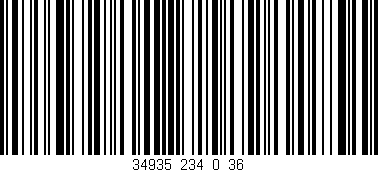 Código de barras (EAN, GTIN, SKU, ISBN): '34935_234_0_36'