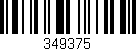 Código de barras (EAN, GTIN, SKU, ISBN): '349375'