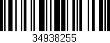 Código de barras (EAN, GTIN, SKU, ISBN): '34938255'