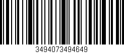 Código de barras (EAN, GTIN, SKU, ISBN): '3494073494649'