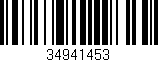 Código de barras (EAN, GTIN, SKU, ISBN): '34941453'