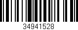 Código de barras (EAN, GTIN, SKU, ISBN): '34941528'