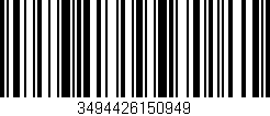 Código de barras (EAN, GTIN, SKU, ISBN): '3494426150949'