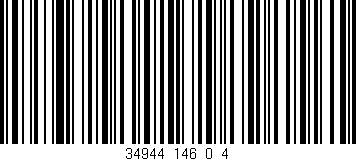 Código de barras (EAN, GTIN, SKU, ISBN): '34944_146_0_4'