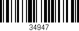 Código de barras (EAN, GTIN, SKU, ISBN): '34947'