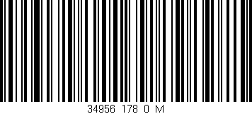 Código de barras (EAN, GTIN, SKU, ISBN): '34956_178_0_M'