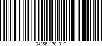 Código de barras (EAN, GTIN, SKU, ISBN): '34956_178_0_P'