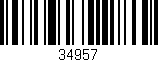 Código de barras (EAN, GTIN, SKU, ISBN): '34957'