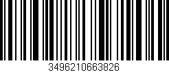 Código de barras (EAN, GTIN, SKU, ISBN): '3496210663826'