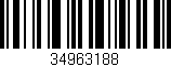 Código de barras (EAN, GTIN, SKU, ISBN): '34963188'