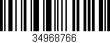 Código de barras (EAN, GTIN, SKU, ISBN): '34968766'