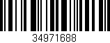 Código de barras (EAN, GTIN, SKU, ISBN): '34971688'