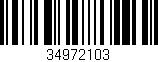 Código de barras (EAN, GTIN, SKU, ISBN): '34972103'