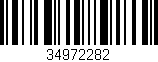 Código de barras (EAN, GTIN, SKU, ISBN): '34972282'