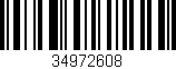 Código de barras (EAN, GTIN, SKU, ISBN): '34972608'