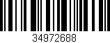 Código de barras (EAN, GTIN, SKU, ISBN): '34972688'