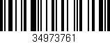 Código de barras (EAN, GTIN, SKU, ISBN): '34973761'