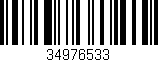 Código de barras (EAN, GTIN, SKU, ISBN): '34976533'