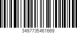 Código de barras (EAN, GTIN, SKU, ISBN): '3497735461669'