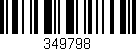 Código de barras (EAN, GTIN, SKU, ISBN): '349798'
