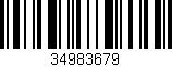 Código de barras (EAN, GTIN, SKU, ISBN): '34983679'