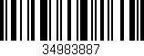 Código de barras (EAN, GTIN, SKU, ISBN): '34983887'