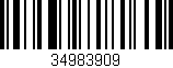 Código de barras (EAN, GTIN, SKU, ISBN): '34983909'