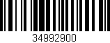 Código de barras (EAN, GTIN, SKU, ISBN): '34992900'