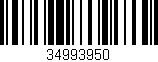 Código de barras (EAN, GTIN, SKU, ISBN): '34993950'