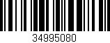 Código de barras (EAN, GTIN, SKU, ISBN): '34995080'