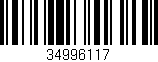 Código de barras (EAN, GTIN, SKU, ISBN): '34996117'