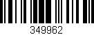 Código de barras (EAN, GTIN, SKU, ISBN): '349962'