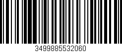 Código de barras (EAN, GTIN, SKU, ISBN): '3499885532060'