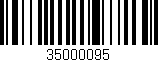 Código de barras (EAN, GTIN, SKU, ISBN): '35000095'