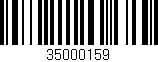 Código de barras (EAN, GTIN, SKU, ISBN): '35000159'