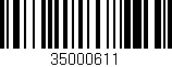 Código de barras (EAN, GTIN, SKU, ISBN): '35000611'