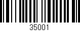 Código de barras (EAN, GTIN, SKU, ISBN): '35001'