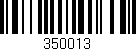 Código de barras (EAN, GTIN, SKU, ISBN): '350013'