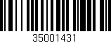 Código de barras (EAN, GTIN, SKU, ISBN): '35001431'