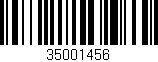 Código de barras (EAN, GTIN, SKU, ISBN): '35001456'