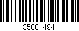 Código de barras (EAN, GTIN, SKU, ISBN): '35001494'