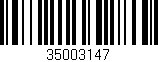 Código de barras (EAN, GTIN, SKU, ISBN): '35003147'