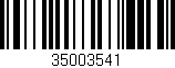 Código de barras (EAN, GTIN, SKU, ISBN): '35003541'