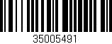 Código de barras (EAN, GTIN, SKU, ISBN): '35005491'